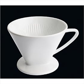 Coffee Filter Holder in White by 