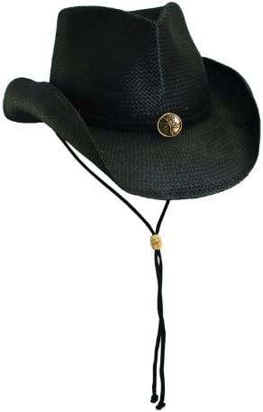 NEW BLUE CHAIR BAY KENNY CHESNEY TOYO BLACK COWBOY HAT S/M