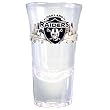 Oakland Raiders Flared Top Shooter Shot Glass - NFL Football Fan Shop Sports Team Merchandise