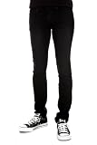 RUDE Black Super Skinny Fit Denim Jeans