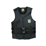 SPYDEGUY(XpC_[KC) COAST GUARD VEST DARK GREY~BLACK M SLV-27144