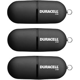DURACELL DU-ZP-02GX3-C PEN DRIVE, 3-PK (USB 2048) by Duracell