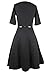 Modeway Women Half Sleeve Fit And Flare A Line Knee Length Skater Dress(No Belt)