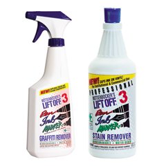 Lift Off #3 Stain Remover for Pen/Ink/Marker Graffiti, 22 Oz Bottle, 6/Carton MOT40901