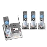 ATandT DECT 6.0 Digital Four Handset Cordless Telephone with Answering System and Caller ID (SL82418)