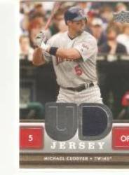 2008 Upper Deck UD Game Materials #CU Michael Cuddyer - Minnesota Twins (Piece of Authentic Jersey ) (Baseball Cards)