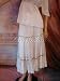 $1270 EASTON PEARSON Ecru Cotton Voile Sheer Skirt 12