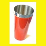 VINYL COCKTAIL SHAKER BARTENDER TOOL MIXING TIN red