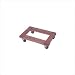 24 x16 4 Plastic Casters 1200lb Flush Open Wood Dollie