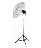 CowboyStudio New Single 180 Watt Photography Photo Studio Monolight Flash Strobe Umbrella Lighting Light Kit - 1 Studio Flash/Strobe, 1 Soft Umbrella