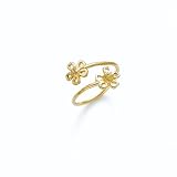 14K Bypass Flower Toe Ring - GH23216