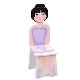 Hair Up Ballerina Chair by CutieBeauty