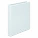 Wilson Jones Premium Single-Touch Locking D-Ring View Binder, 1 Inch Capacity, Letter Size, White (W86610)