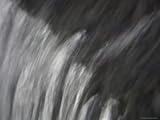 Close-up of Gray Streaks of Dark Flowing Water Photographic Poster Print, 24x18