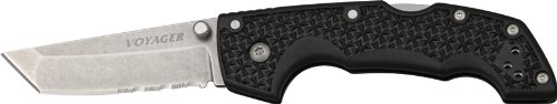 Cold Steel Voyager Med. Tanto Combo Edge Knife Cold Steel Voyager Med. Tanto Combo Edge Knife