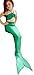 Kid Little Girl 3pcs Mermaid Tail Swimmable Costume Swimsuit Long Princess Dress