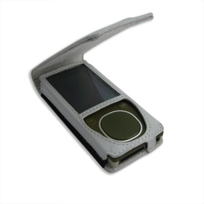 Incipio Leather Flip Case for Zune 4 GB/8 GB (White)