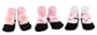 Mud Pie Baby Perfectly Princess Flower Socks, Set of 3