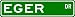 EGER Street Sign ~ Personalized Family Lastname Sign ~ Gameroom, Basement, Garage Sign **