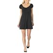 Juniors' Mossimo Supply Co. Cap Sleeve V-Neck Dress - Ebony