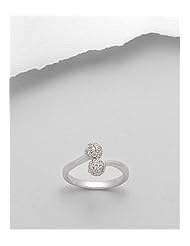 Ball CZ Ring In 92.5 Sterling Silver