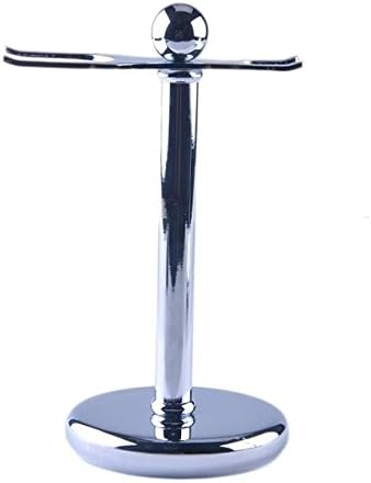 Ekrow Deluxe Chrome stainless still Razor and Brush Stand