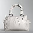 Coach Leather Parker Riley Satchel Bag Tote 13422 White