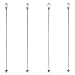 kilofly Rhinestone Party Stir Swizzle Stick Value Pack, Set of 4