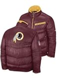 Washington Redskins Black-Gray Quadrant Outer Shell Full Zip Heavyweight Reversible Jacket
