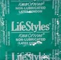 Lifestyles Kiss of Mint Non-Lubricated Condom Quantity 12 LOW SHIPPING!