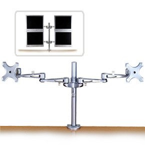 Lindy LCD Dual-Monitorarm Modulares Halterungssystem für Mon, 40697