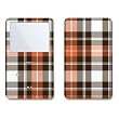 Copper Plaid Design Skin Decal Sticker for Apple iPod video 30GB/ 60GB/ 80GB Player