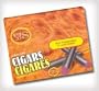 Licorice Old Fashion Black Licorice Cigars with Authentic Look Red Glow Tip in Genuine Wood Look Cigar Case Packed with 24 Licorice Cigars From the Canadian Licorice Department