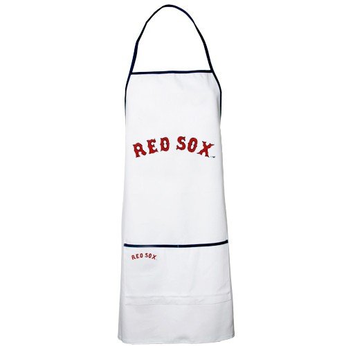 Boston Red Sox White BBQ Apron