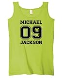 MICHAEL JACKSON 09 on Ladies Tank Top Cotton (in 13 colors)