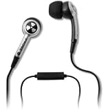 Earpollution EPD33-MIC-SILVER Plugz Earbuds with Mic - Retail Packaging - Silver