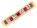 9ct Gold Ruby and Diamond Half Eternity Ring