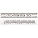 Starrett Steel Ruler Two-Sided 6" Item Number C622R-6