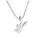 Playboy Bunny Silver Tone Charm Necklace