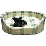 Pet Supplies : 20'X16' PET BED YELLO GRN PLAID - PET BED