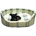 20X16 PET BED YELLO GRN PLAID - PET BED