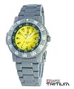 Smith & Wesson Executive Watch Tritium 45MM Titanium Yellow Dial - Smith & Wesson SWW-357-T-YLW