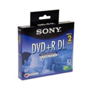 Sony DPR85L1 - 2 x DVD+R DL - 8.5 GB 2.4x - jewel case - storage media