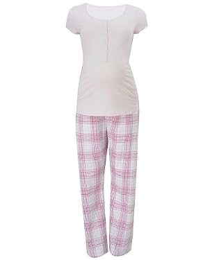 M2b Coral Check Woven Pyjama Set