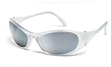 IMAGE OF Crews Frostbite2 Safety Glasses, Frost White Silver Mirror