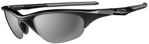 Click here to buy 03-614 - Oakley Half Jacket Sunglasses Jet Black with Black Iridium Lens.