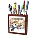 TNMPastPerfect Children - Reading By the Fireplace - Tile Pen Holders-5 inch tile pen holder