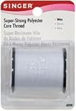 Singer Super Strong Polyester Core Thread White 60000-60100, 3 Item(s)/Order