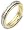 4.5mm Titanium & 18 Karat Yellow Gold 38 Diamond SPINNING Wedding Band - 6.25
