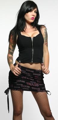 LIP SERVICE LS56-320 SIDE LACE MINI SKIRT